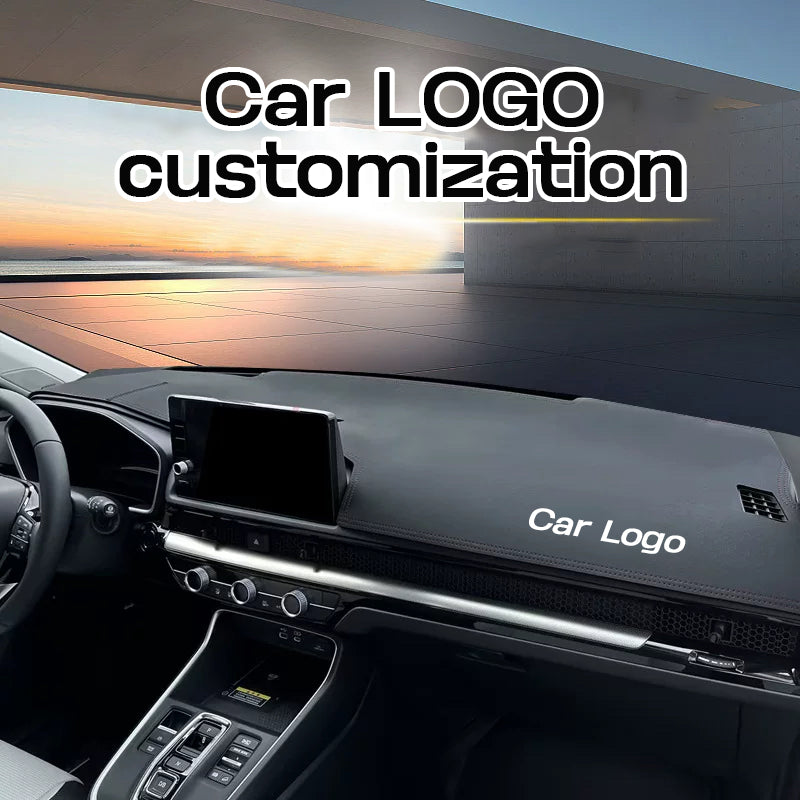 🔥Angepasst mit LOGO nach dem Automodell🔥Zentralkonsole Armaturenbrett Sonnenblende Pad (geeignet für alle SUV und Limousine Modelle)