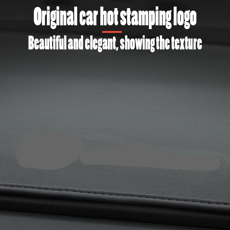 🔥Angepasst mit LOGO nach dem Automodell🔥Zentralkonsole Armaturenbrett Sonnenblende Pad (geeignet für alle SUV und Limousine Modelle)