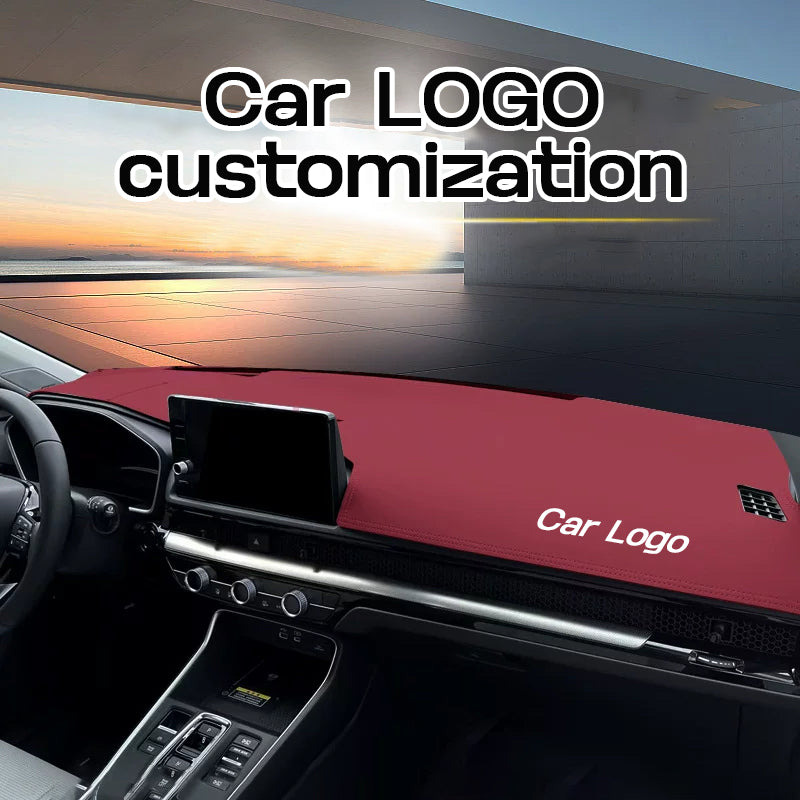 🔥Angepasst mit LOGO nach dem Automodell🔥Zentralkonsole Armaturenbrett Sonnenblende Pad (geeignet für alle SUV und Limousine Modelle)